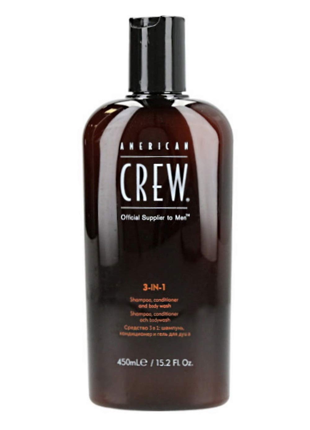 White Smoke American Crew: 3-in-1 Shampoo, Conditioner & Body Wash, 15.2 oz (2 pack)
