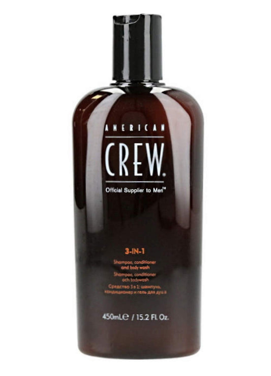 White Smoke American Crew: 3-in-1 Shampoo, Conditioner & Body Wash, 15.2 oz (2 pack)