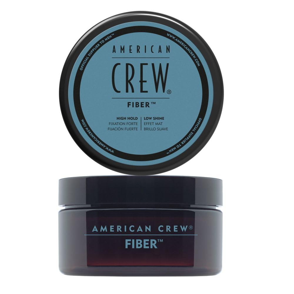 White Smoke American Crew Men's Hair Fiber (OLD VERSION), Like Hair Gel with High Hold with Low Shine, 1.75 Oz (Pack of 1)