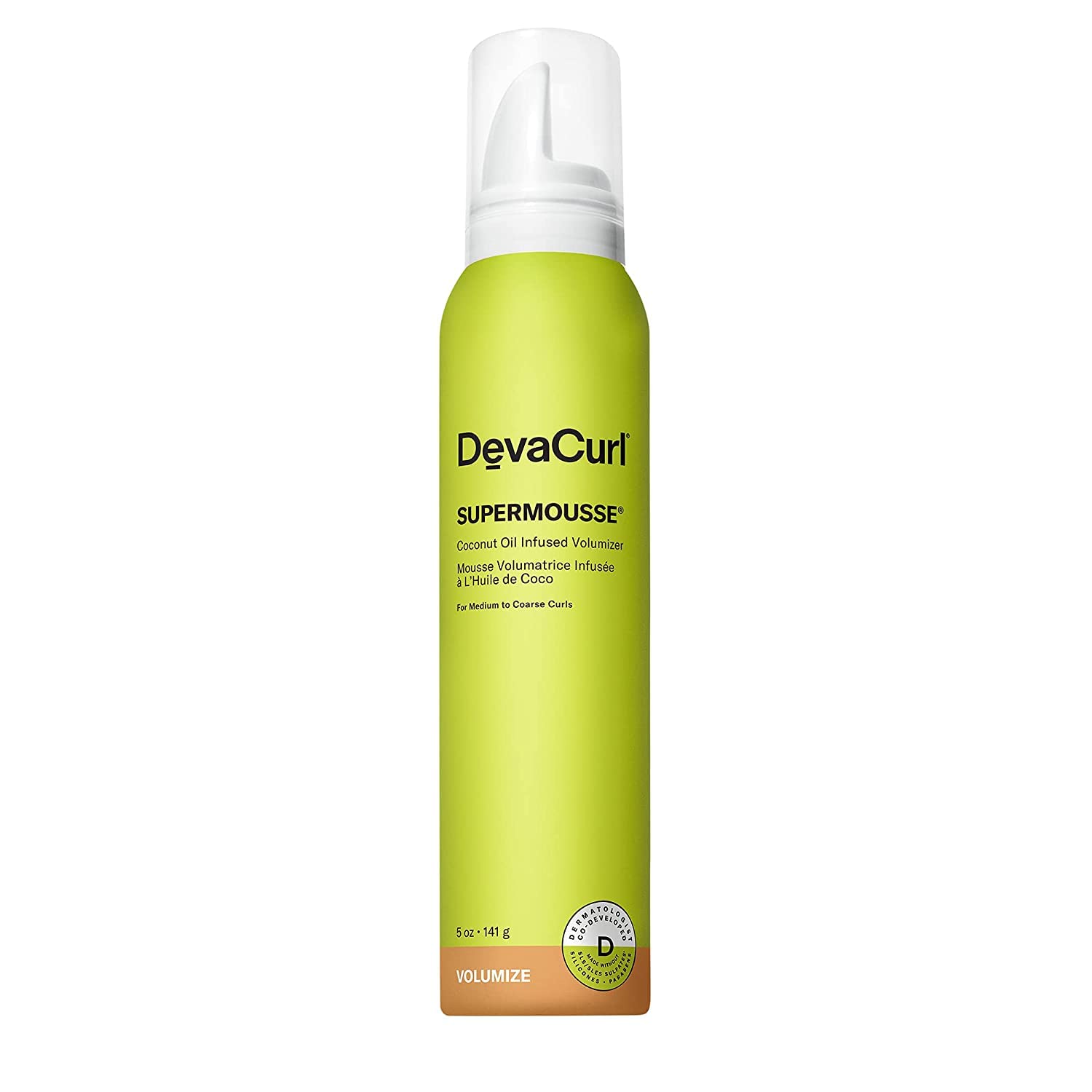 White Smoke DevaCurl SuperMousse® Non-Crunch Volumizer, Superfruits, 5 fl. oz