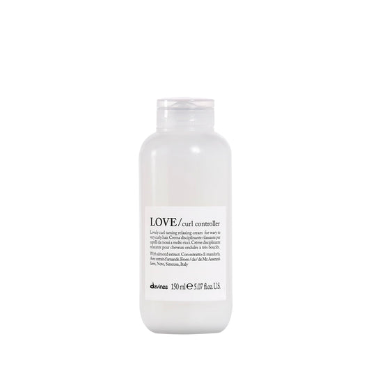 Lavender Davines LOVE Curl Controller, Relaxing Anti-Frizz Effect Cream for Wavy and Curly Hair - Defines Texture, Leaving Soft, Light & Elastic Curls even in High Humidity with Almond Extract, 5.07 Fl Oz
