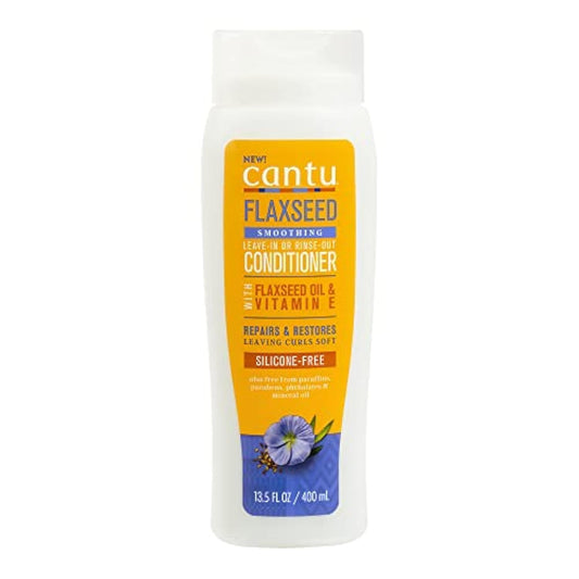 Lavender Cantu Flaxseed Conditioner Leave-In Or Rinse-Out 13.5 Ounce