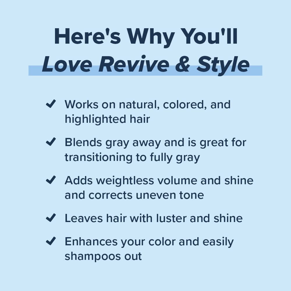 Pale Turquoise Truhair Revive and Style Color Mousse (Warm, Dark Brown)