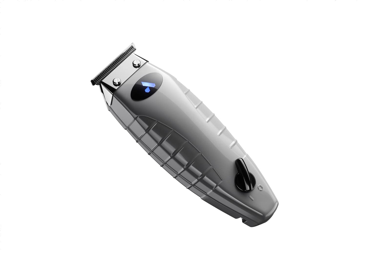 White Smoke Andis 74055 Professional Corded/Cordless Hair & Beard Trimmer, Zero Gapped, Close Cutting Carbon Steel T-Outliner Blade, Grey