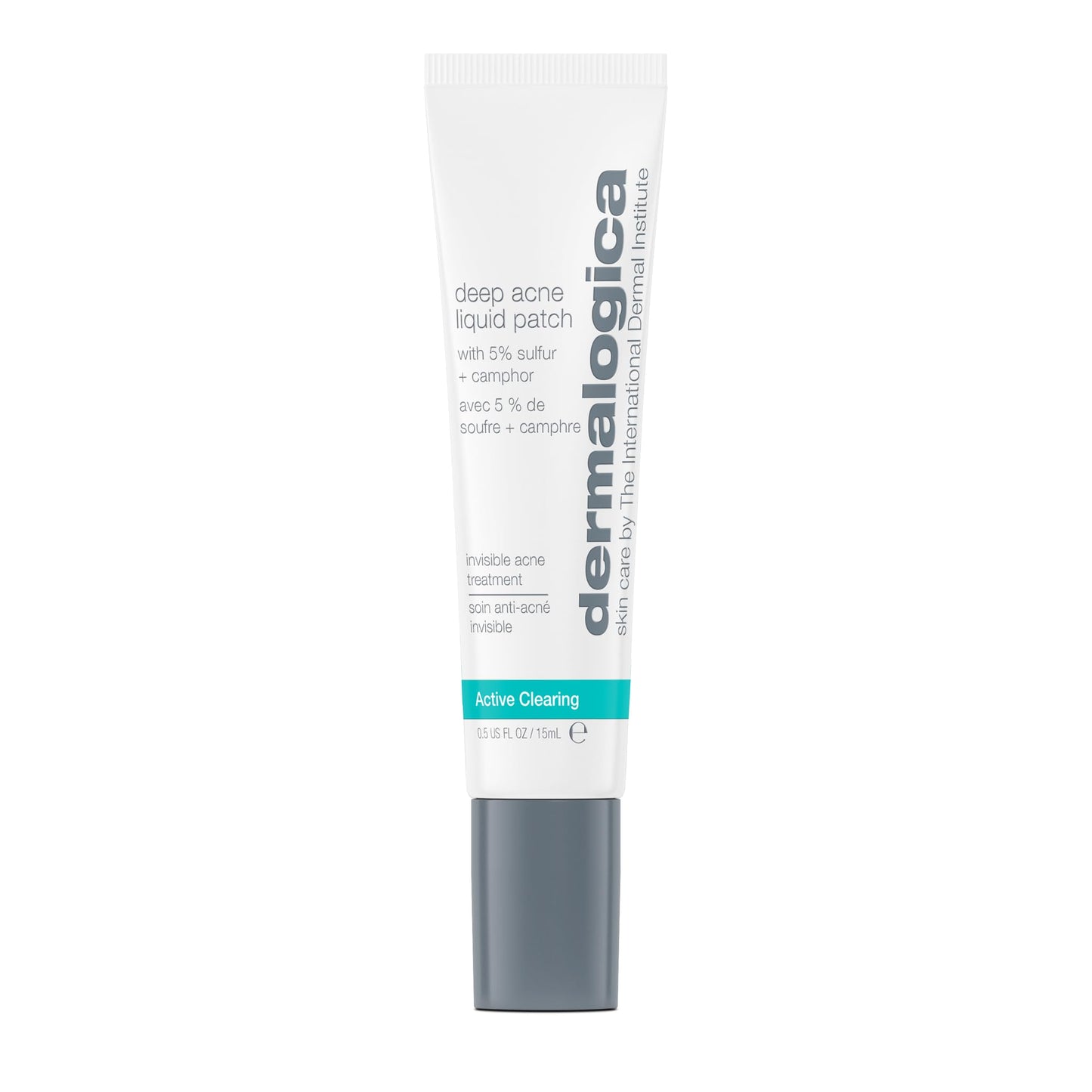 Lavender Dermalogica Deep Acne Liquid Patch, Sulfur Acne Treatment with Niacinamide, Invisible Spot Treatment for Blemish-Prone Skin – 0.5 fl oz