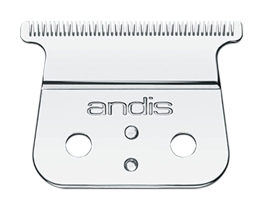 White Smoke Andis 04575 Cordless T-Outliner Li Trimmer Stainless Steel Deep Tooth Replacement Blade, Stainless Steel