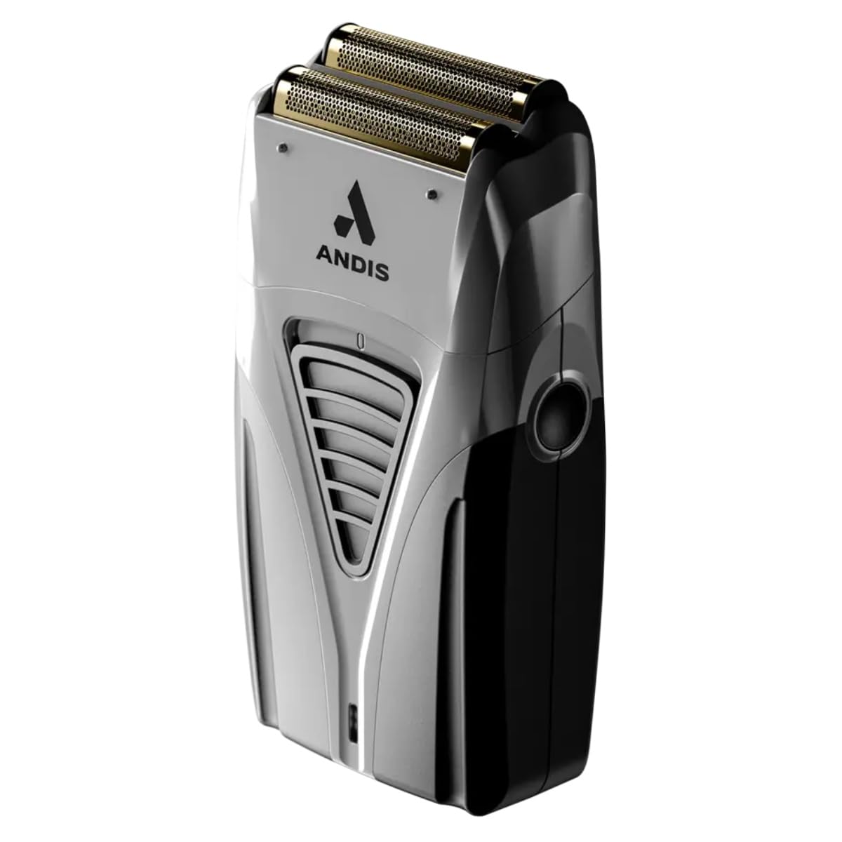 Black Andis TS-2 17255 Pro Foil Lithium Titanium Foil Shaver, Cord/Cordless, Smooth Shaving Cordless Shaver with Charger, Black