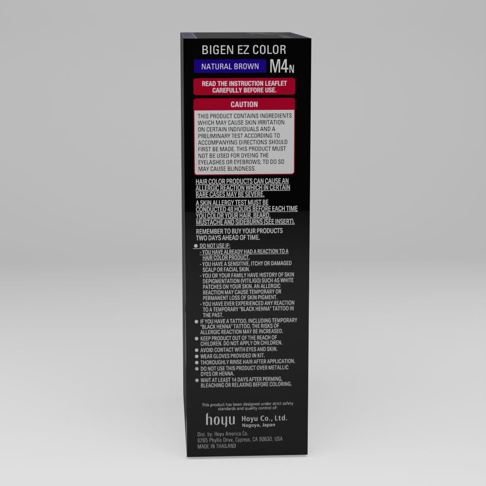 Gray M4n Bigen EZ Color for Men Natural Brown - 3 Pack
