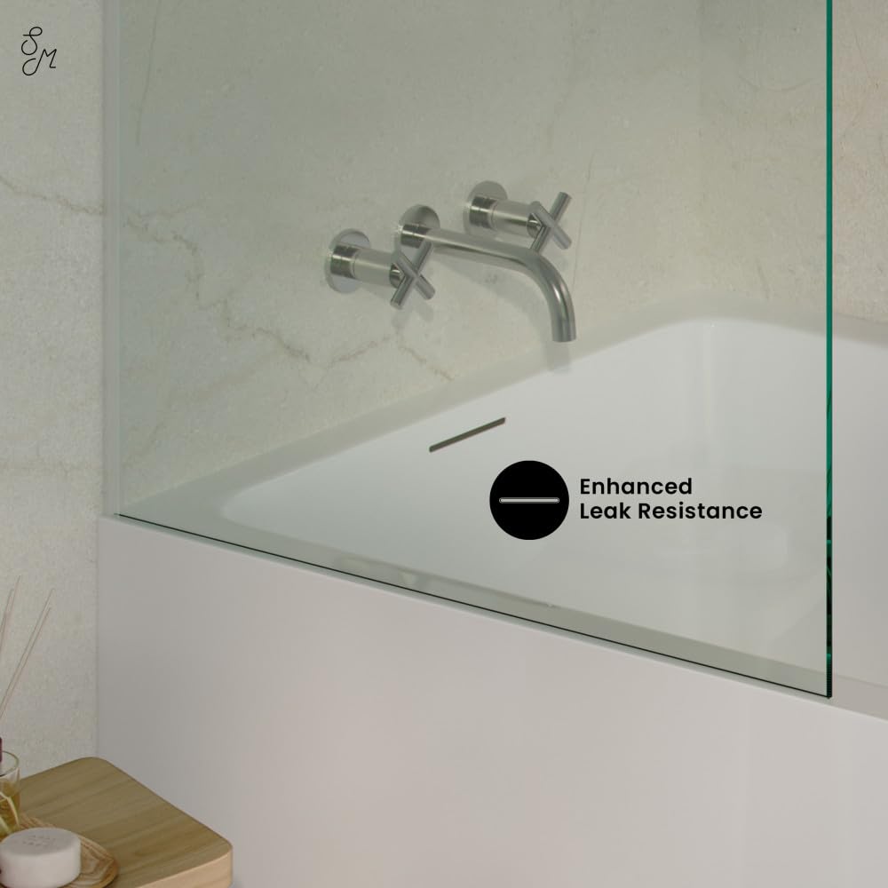 Dark Gray Swiss Madison Voltaire 72 x 36 Skirted Left Drain Soaking Alcove Bathtub in Glossy White, Drain Included