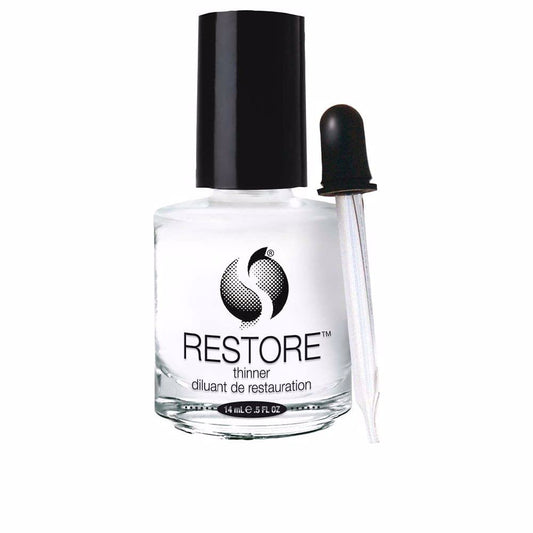 White Smoke Seche Restore Top Coat - Nail Polish Thinner, Revive Thickened Lacquer, Nail Lacquer Thinner, Extends Manicure Life, 0.5 Fl Oz