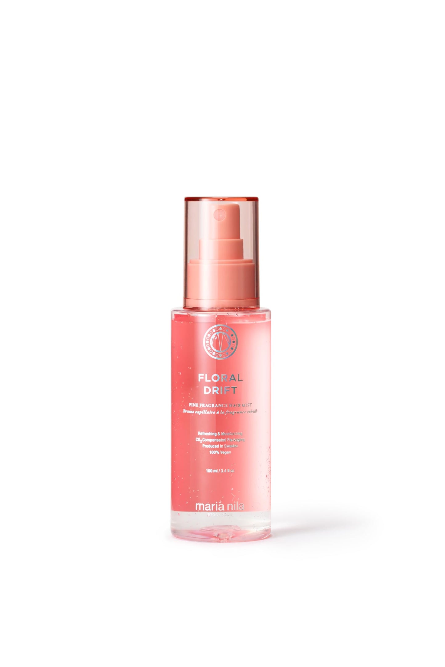 White Smoke Maria Nila, Floral Drift 3.4 Fl Oz, Hair Mist with Floral-Fruity Scent. For Fragrant Refresh & Weightless Hydration, 100% Vegan