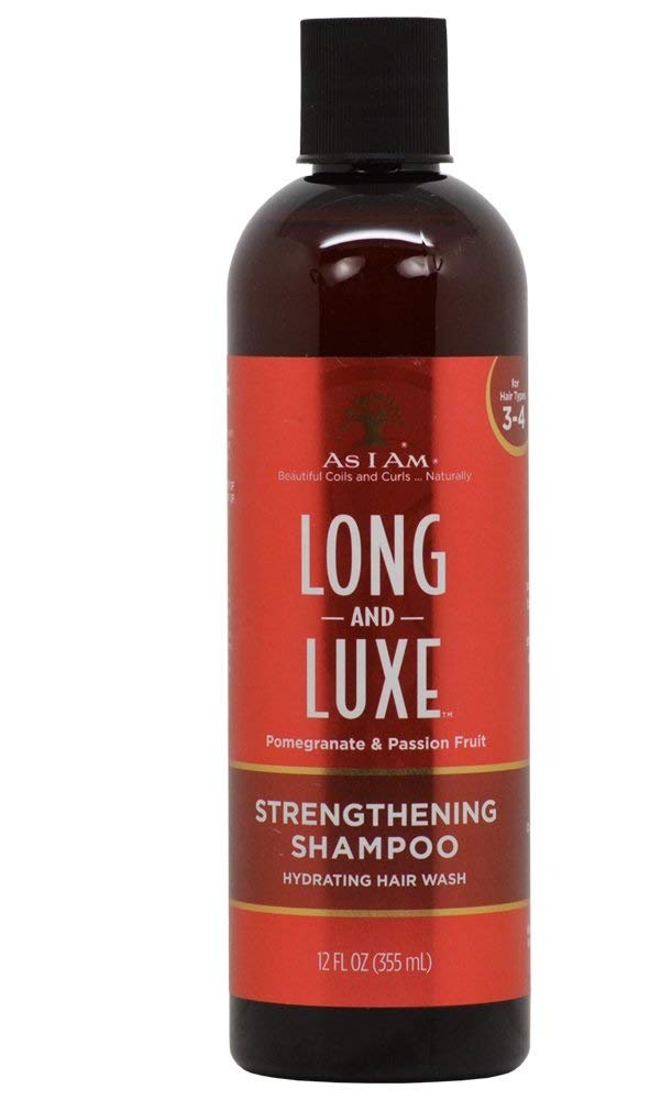 White Smoke As I Am Long&Luxe Pomegranate"Shampoo+Conditioner+Leave-In+Cream" Hair Bundle