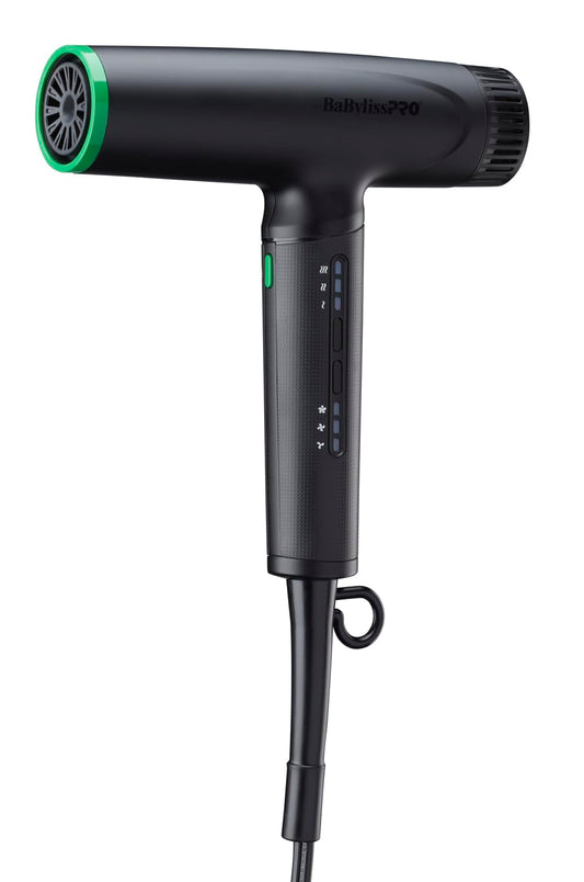White Smoke BaBylissPRO Nano Titanium Limited Edition Professional Nano Light Ionic Hair Dryer (Tomb45 Collection)