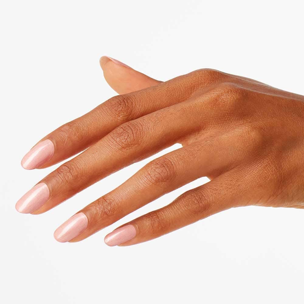 White Smoke OPI Powder Perfection Humidi-Tea | Opaque Soft Pink Shimmer Nail Dipping Powder | Acrylic Alternative