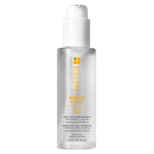 White Smoke Biolage Smooth Proof Serum - Hydrates & Heals Brittle Strands, Frizz Control Hair Serum, For Frizzy Hair, Strengthens and Adds Shine, With micro-dosed Camellia Oil & Glycerin