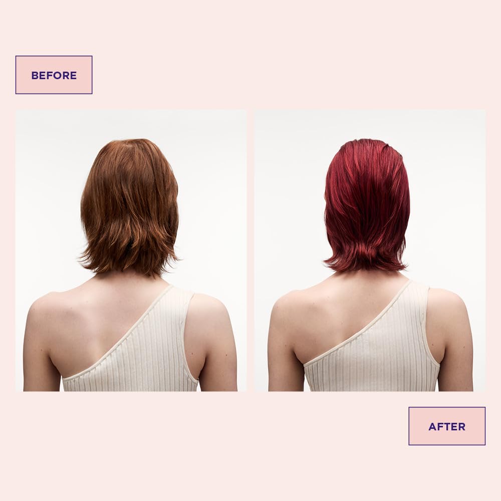 Misty Rose Maria Nila Color Refresh, Bright Red 10.1 Fl Oz, Red Hair Mask, Semi-Permanent Pigments, 100% Vegan & Sulfate/Paraben free