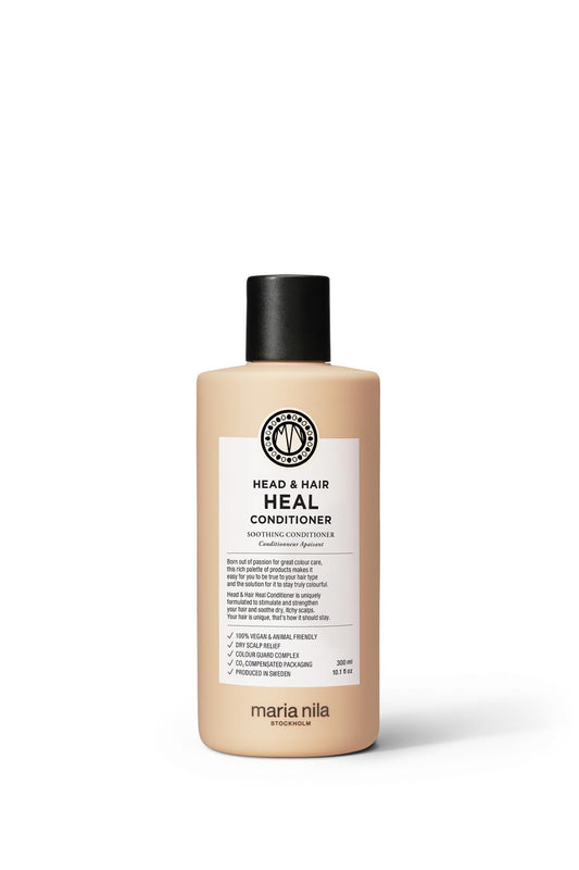 White Smoke Maria Nila Head & Hair Heal, Soothing Conditioner for Dry & Itchy Scalp, Calming Aloe Vera & Piroctone Olamine Properties Moisturises/Soothes Scalp Preventing Flakiness, 10.1 Fl Oz