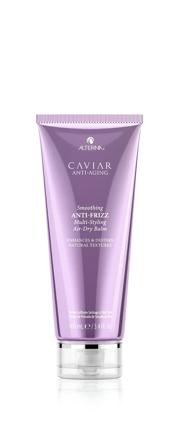 White Smoke Alterna Caviar Anti-Aging Smoothing Anti-Frizz Multi-Styling Air Dry Balm, 3.4 Fl Oz | Controls Frizz With Light Hold | Adds Natural Shine | Sulfate Free