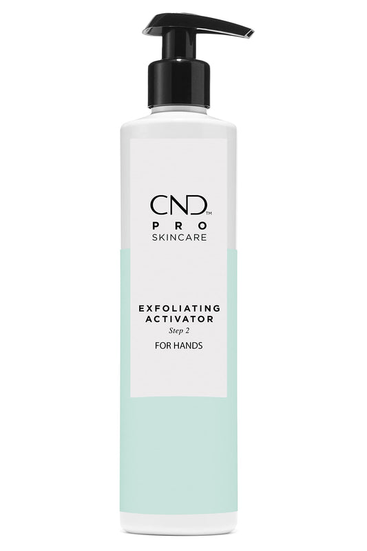 Lavender CND Pro Skincare Exfoliating Activator for Hands, Made with Natural Origin Aloe Leaf, Use with Exfoliating Scrub, Step 2, 10.1 Oz