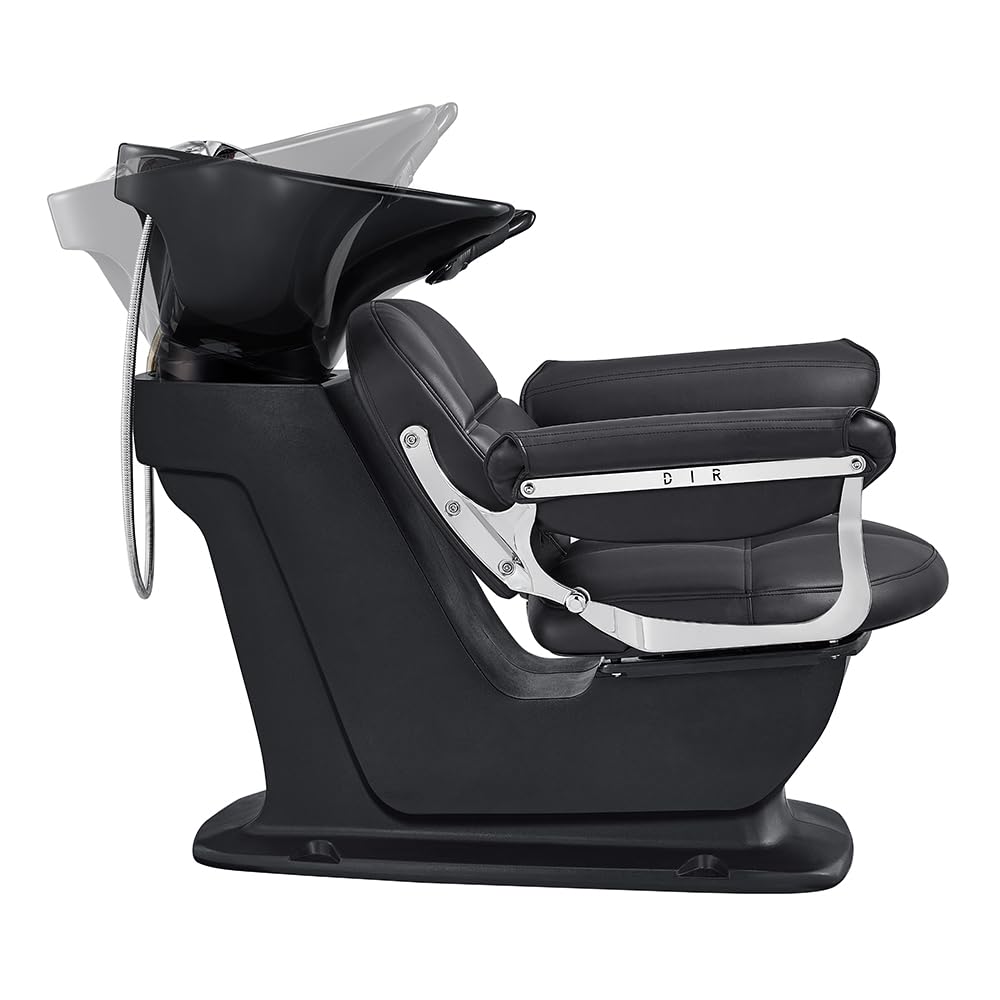White Smoke DIR Beauty Salon Shampoo Backwash Unit, Hair Washing Shampoo Sink MOCHILAGON, Black