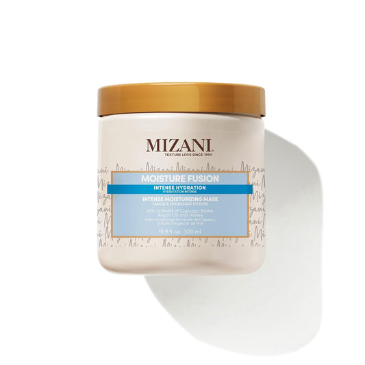 Lavender Mizani Moisture Fusion Intense Moisturizing Mask - Hydrating Hair Mask for Dry and Curly Hair, Deep Conditioning Treatment with Argan Oil, Sulfate-Free