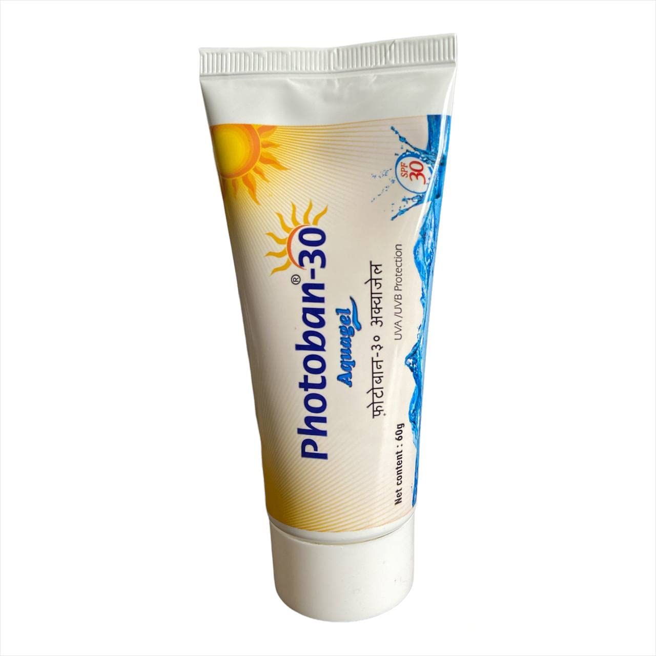 White Smoke Photoban-30 Aquagel UVA/UVB Protection Sun Care Pimple Scars 30 gm