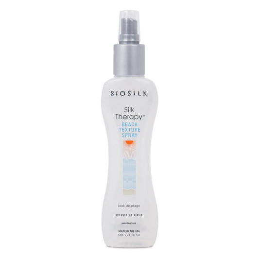 Light Gray BioSilk Beach Texture, Styling Salt Spray for Natural Waves & Texture, Sulfate, Paraben, & Cruelty-Free, 5.64 oz