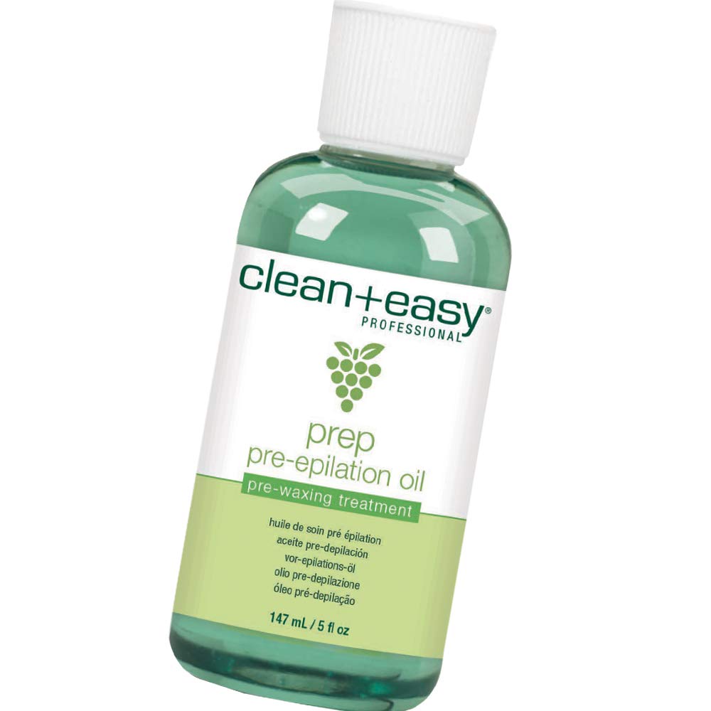 White Smoke Clean+Easy Pre-Epilation Oil – Pre Wax Oil, Skin Protecting Oils for Face & Body Waxing, Pre and Post Wax Care, Professional Waxing Prep Treatment, 5 oz