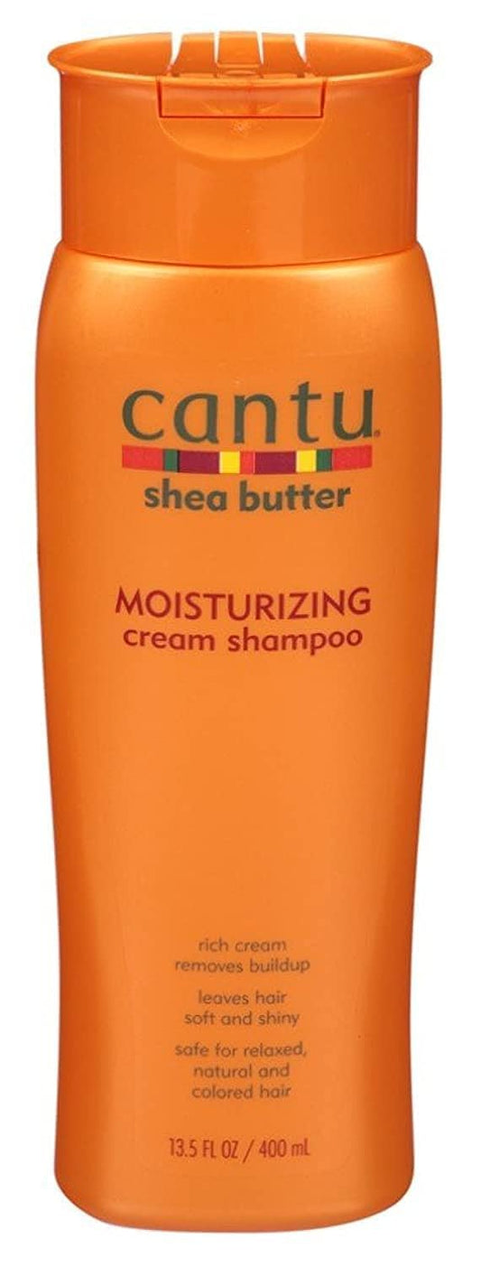 Coral Cantu Shea Butter Shampoo Moisturizing Cream 13.5 Ounce (Pack of 2)