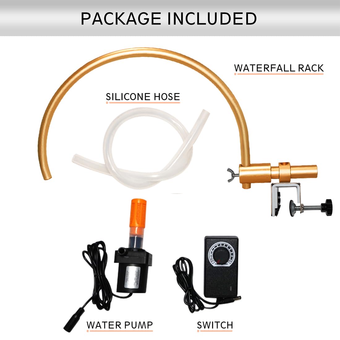 White Smoke Head Spa Tool for Water Circulation, Hair Salon Equipment At Home, Shampoo Sink Accessories, Portable and Adjustable, Waterfall