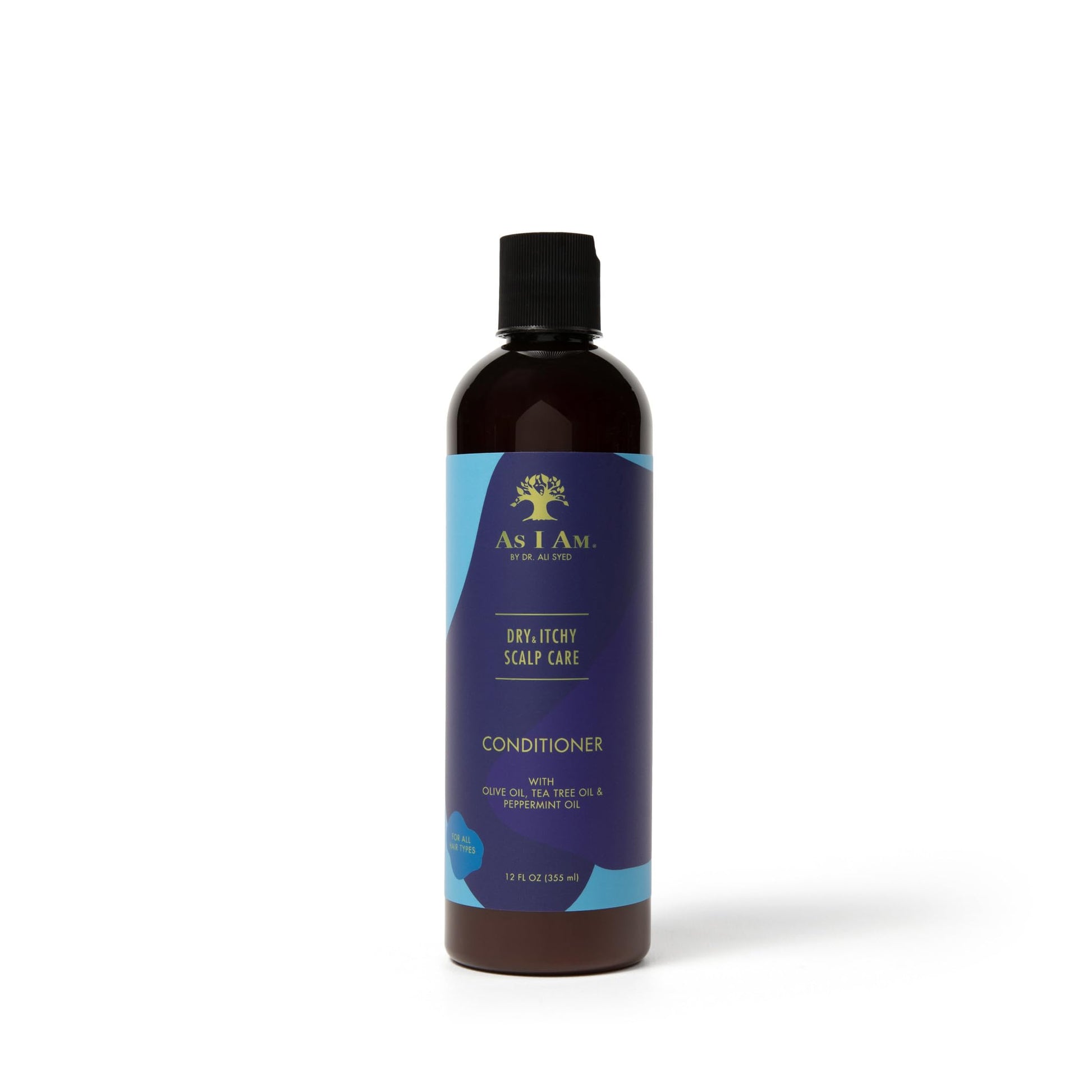 White Smoke As I Am Dry & Itchy Scalp Care Conditioner - 16 ounce - Nourish and moisturize the scalp. - With Olive Oil, Tea Tree Oil & Peppermint Oil