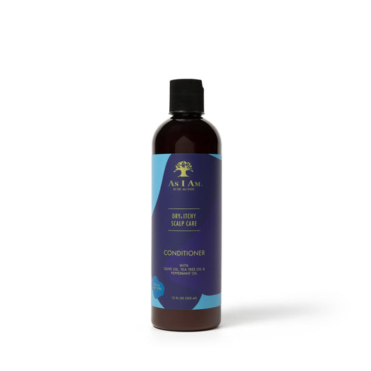 White Smoke As I Am Dry & Itchy Scalp Care Conditioner - 16 ounce - Nourish and moisturize the scalp. - With Olive Oil, Tea Tree Oil & Peppermint Oil
