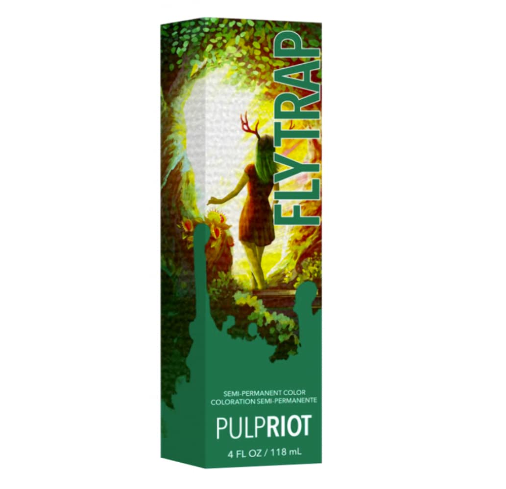Dark Slate Gray Pulp Riot Fly Trap Semi Permanent Color 4 fl oz