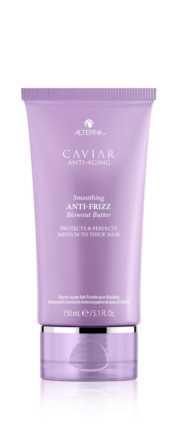 White Smoke Alterna Caviar Anti-Aging Smoothing Anti-Frizz Blowout Butter, | Protects Hair from Heat Styling and Humidity | Sulfate Free , 5.07 Fl Oz (Pack of 1)