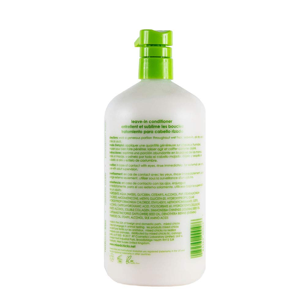 White Smoke Mixed Chicks Kids Leave-In Conditioner - Eliminate Frizz & Define Curls, 33 fl.oz.