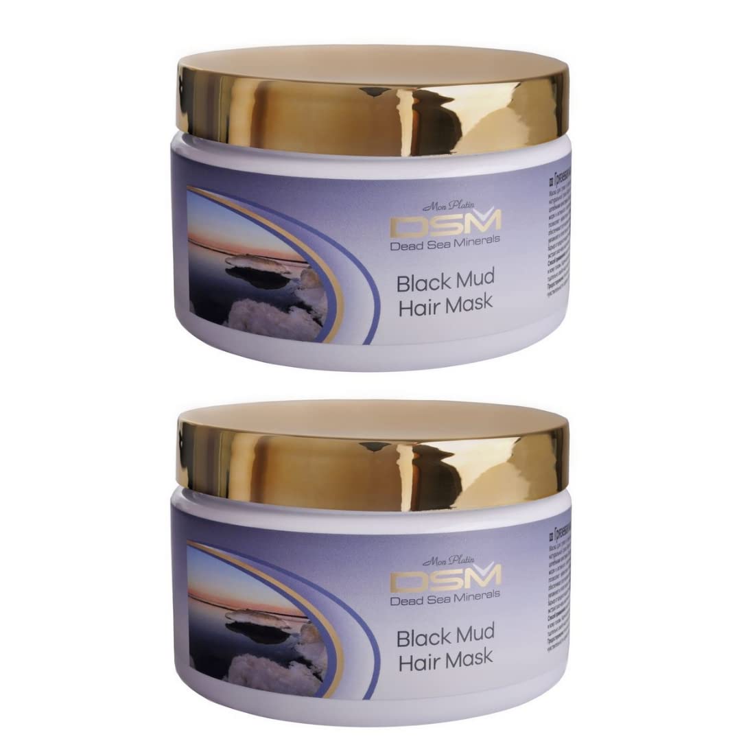 White Smoke Mon Platin, DSM, Dead Sea Minerals,Mud Hair Mask Scalp & Hair,8.5fl.oz/250ml