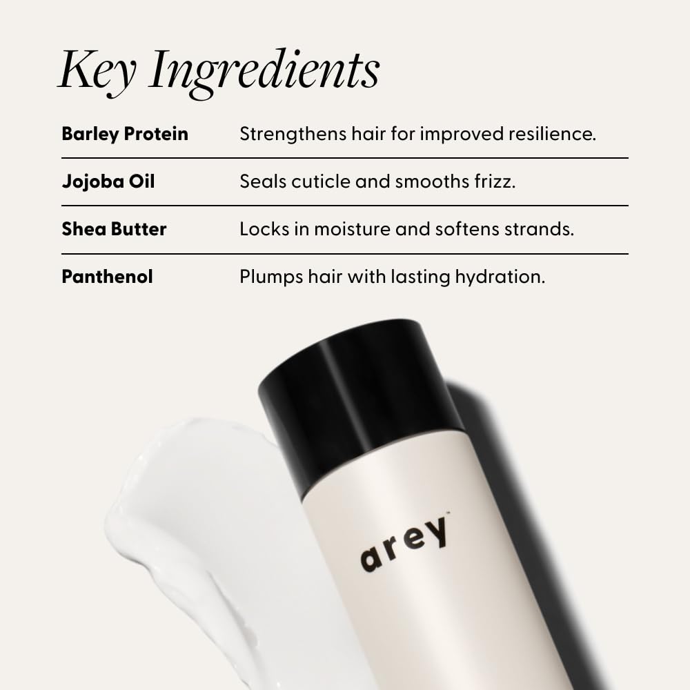 Seashell Arey Smooth Conditioner | Reduce Signs of Aging Hair | Retains Moisture & Promotes Smoothness for Fine to Medium Hair | Pair with Wash Shampoo | Vegan, Gluten-Free, & Cruelty-Free (8.45 Fl Oz)