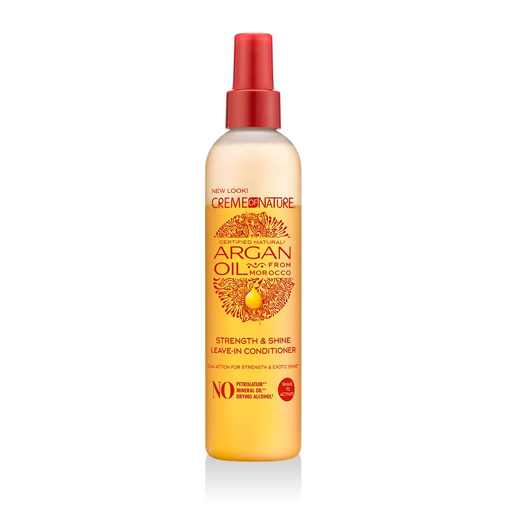 White Smoke Creme Of Nature Argan Oil Conditioner Leave-In 8.45 Ounce (249ml) (3 Pack)