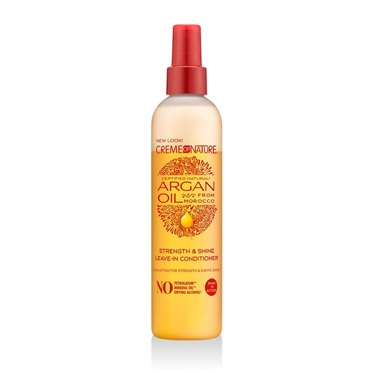 White Smoke Creme Of Nature Argan Oil Conditioner Leave-In 8.45 Ounce (249ml) (3 Pack)