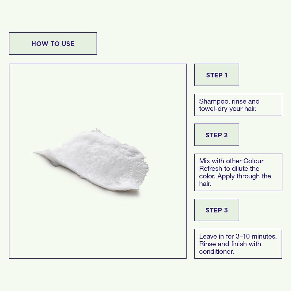 White Smoke Maria Nila Color Refresh, White Mix 10.1 Fl Oz, Non-pigment Hair Mask, Brings out Pastel Colors when mixed, 100% Vegan & Sulfate/Paraben free
