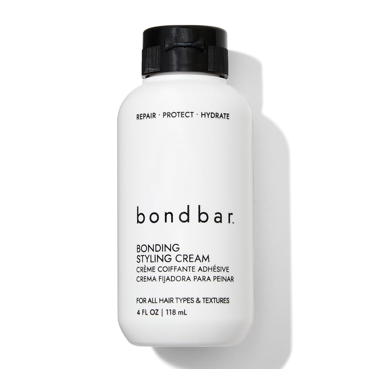 White Smoke Bondbar Styling Cream for Damaged Hair, Smooths, Strengthens, Repairs all Hair Types & Textures, Vegan, CrueltyFree, 4 Fl. Oz.