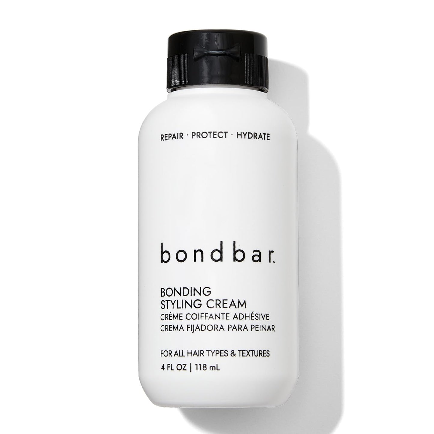White Smoke Bondbar Styling Cream for Damaged Hair, Smooths, Strengthens, Repairs all Hair Types & Textures, Vegan, CrueltyFree, 4 Fl. Oz.