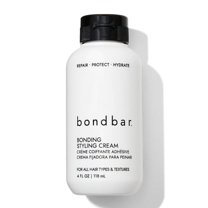 White Smoke Bondbar Styling Cream for Damaged Hair, Smooths, Strengthens, Repairs all Hair Types & Textures, Vegan, CrueltyFree, 4 Fl. Oz.