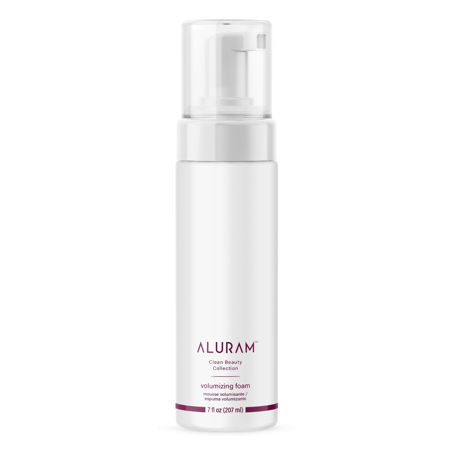 Lavender ALURAM Coconut Water Volumizing Foam, Lightweight Volume & Flexible Hold, 7 Fl Oz