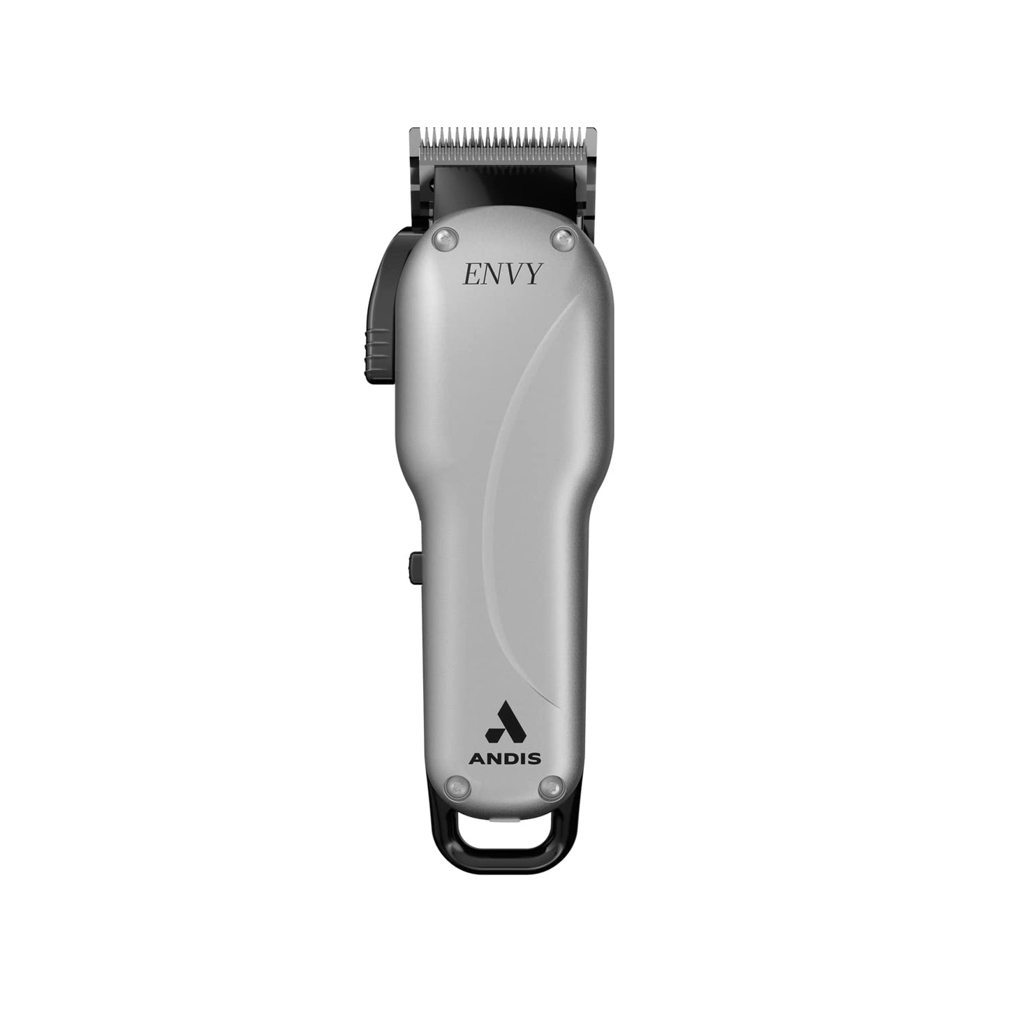 Gray Andis 73130 Envy Li Cordless Clipper - Rechargeable Hair Clipper - Adjustable Blade Clipper, Close Cutting Zero Gapped