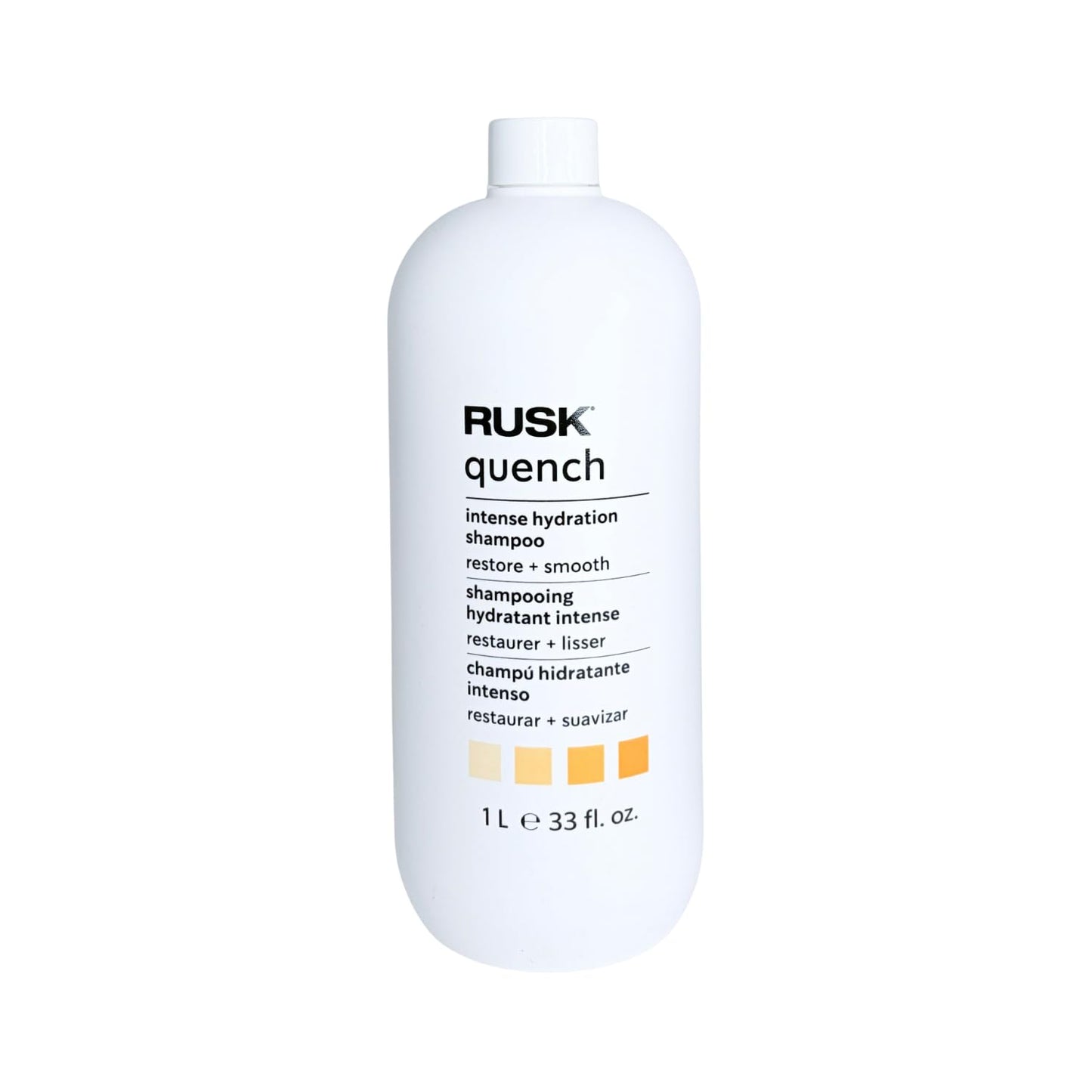 White Smoke RUSK Quench Intense Hydration Shampoo 33 oz.