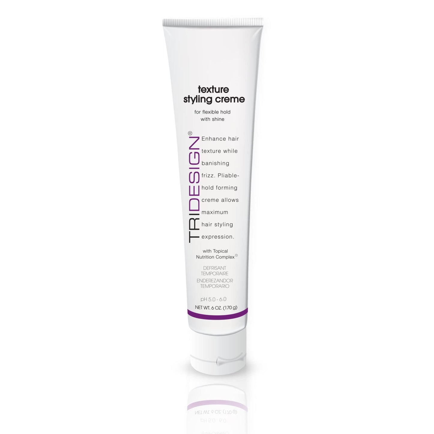 White Smoke TRIDESIGN Texture Styling Creme with Topical Nutrition Complex - Hair Styling Products for Men and Women, Scented Smoothing Cream for Hair, Anti Frizz hair Products 6oz/199g Tube