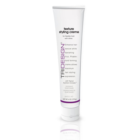 White Smoke TRIDESIGN Texture Styling Creme with Topical Nutrition Complex - Hair Styling Products for Men and Women, Scented Smoothing Cream for Hair, Anti Frizz hair Products 6oz/199g Tube
