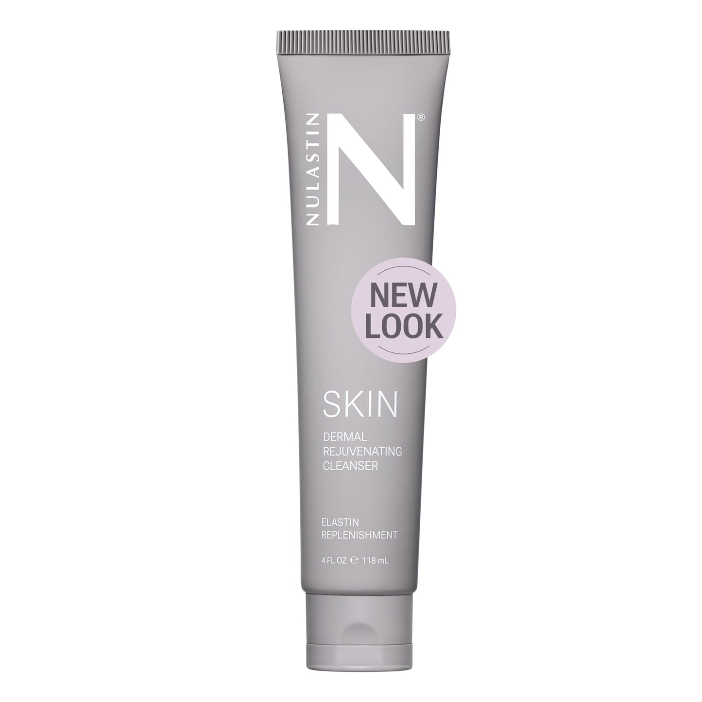 White Smoke NULASTIN Dermal Rejuvenating Facial Cleanser - Brightening, Exfoliating Face Wash for Women with Jojoba Beads + Cleanses, Exfoliates & Hydrates Without Stripping Skin - Sulfate Free, Vegan, 4 Fl Oz
