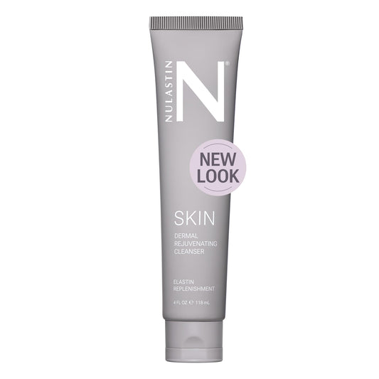 White Smoke NULASTIN Dermal Rejuvenating Facial Cleanser - Brightening, Exfoliating Face Wash for Women with Jojoba Beads + Cleanses, Exfoliates & Hydrates Without Stripping Skin - Sulfate Free, Vegan, 4 Fl Oz